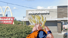 Goku Mcdonald'S GIF - Goku Mcdonald'S GIFs