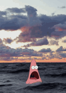 Patrick In The Ocean GIF