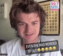 Even She Was Weirded Tf Out Catluvr2008 GIF - Even She Was Weirded Tf Out Catluvr2008 Joe Keery GIFs