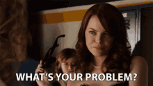 Emma Stone What Is Wrong With You GIF - Emma Stone What Is Wrong With You Movie GIFs