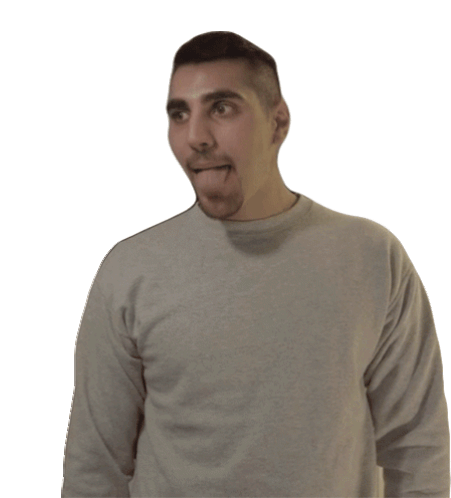 Licking Rudy Ayoub Sticker - Licking Rudy Ayoub Tongue Out Stickers