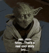 Funny Yoda GIF