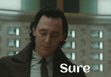Sure Loki GIF - Sure Loki Tom Hiddleston GIFs
