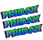 Friday Tgif Sticker - Friday Tgif Weekend Stickers