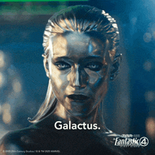 a statue of galactus from fantastic four first steps