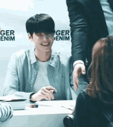 Cute Smile GIF - Cute Smile Autograph Signing GIFs