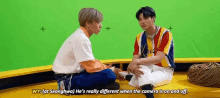 seonghwa really different off cam ateez