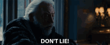 Dont Lie Donald Sutherland GIF - Dont Lie Donald Sutherland President Snow GIFs