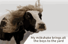 Milkshake Cow GIF - Milkshake Cow All Boys To The Yard GIFs