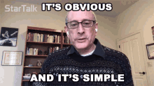 Its Obvious And Its Simple Matt Ginsberg GIF - Its Obvious And Its Simple Matt Ginsberg Startalk GIFs