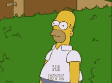 Hi Bye GIF - Hi Bye Simpsons GIFs