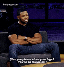 [can You Please Close Your Legs?You'Re On Television.].Gif GIF