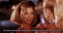 Make One-on-one Time For Your Close Friends. GIF - Compliments Hair Blonde GIFs