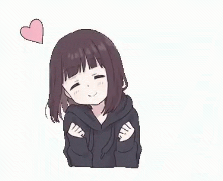 anime happy cute woman Stock Vector Image & Art - Alamy