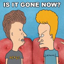 Is It Gone Now Beavis And Butt-head GIF