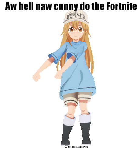 Fortnite Cunny Sticker - Fortnite Cunny Aw Hell Naw Stickers