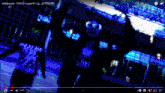 a video of two people wearing glow in the dark shirts is being played on youtube