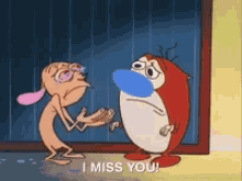 Ren And Stimpy Miss You GIF - Ren And Stimpy Miss You GIFs