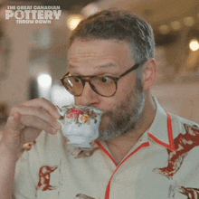 Oh Hi Seth Rogen GIF - Oh Hi Seth Rogen The Great Canadian Pottery Throw Down GIFs