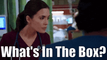 Chicago Med Whats In The Box GIF - Chicago Med Whats In The Box Natalie Manning GIFs