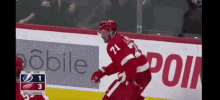 Hockey Red GIF - Hockey Red Wings GIFs