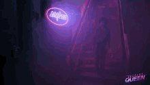 Neon Lights Leon Clingman GIF