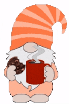 gnome animated coffee animated tea