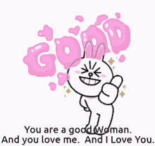Brown And Cony Rabbit GIF - Brown And Cony Rabbit Thumbs Up GIFs