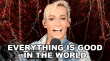 Everything Is Good In The World Frankie Grande GIF - Everything Is Good In The World Frankie Grande The World Is Great Right Now GIFs