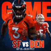 Denver Broncos Vs. San Francisco 49ers Pre Game GIF - Nfl National Football League Football League GIFs