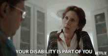your disability is part of you unique its okay love yourself karen hayes