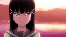 sunset kurosawa dia love live sunshine sunset kurosawa dia love live sunshine