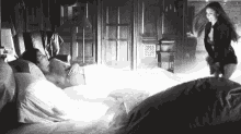 Couples Jumped To The Bed GIF - Couples Jumped To The Bed Damon GIFs