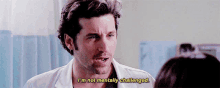 Greys Anatomy Derek Shepherd GIF - Greys Anatomy Derek Shepherd Im Not Mentally Challenged GIFs