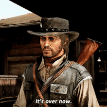 Red Dead Redemption John Marston GIF - Red Dead Redemption John Marston Its Over Now GIFs