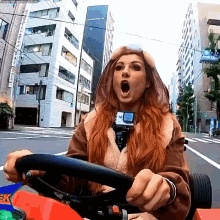 Becky Lynch Mario Kart GIF