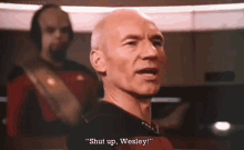 Shutup Wesley GIF - Shutup Wesley Captain Picard GIFs