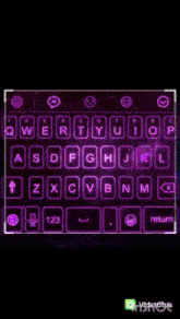 a screenshot of a keyboard showing the letters q w e and a