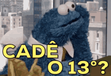 Cookie Monster / Esperando O Décimo Terceiro / Contagem Regressiva / 13° GIF - Cookie Monster Waiting Paycheck GIFs