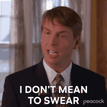 I Dont Mean To Swear Kenneth Parcel GIF - I Dont Mean To Swear Kenneth Parcel 30rock GIFs