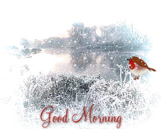 Good Morning Morning Snow Sticker - Good Morning Morning Snow Nature Stickers