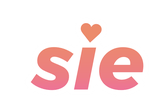 the word sie with a heart in the middle of it