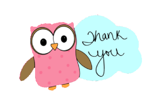 Thank You Owl Sticker - Thank You Owl Stickers