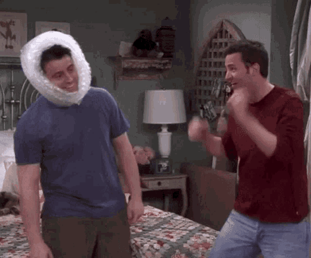 Friends Bubble Wrap GIF Friends Bubble Wrap Punch In The Face Discover Share GIFs