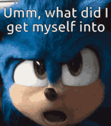 Umm Sonic GIF - Umm Sonic Myself GIFs