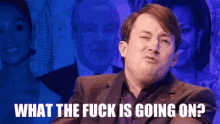 David Mitchell Wtf GIF - David Mitchell Wtf What The Fuck Is Going On GIFs