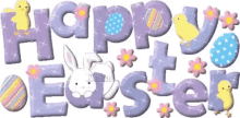 Happy Easter Easter Bunny GIF - Happy Easter Easter Bunny Chicks GIFs