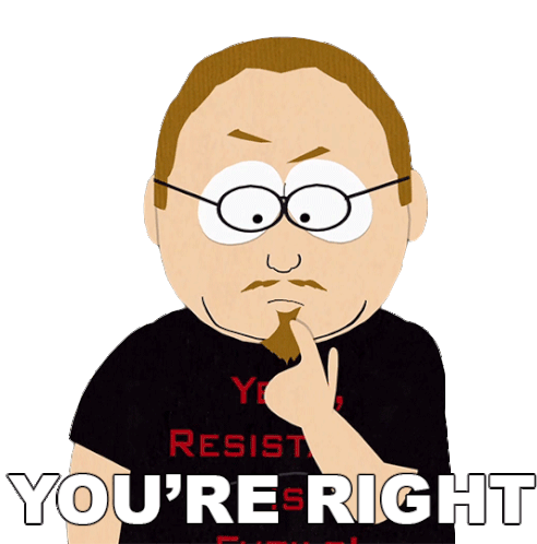 Youre Right Pizza Face Sticker - Youre Right Pizza Face South Park Stickers