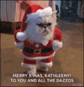 Santa Holiday GIF - Santa Holiday Kitten GIFs