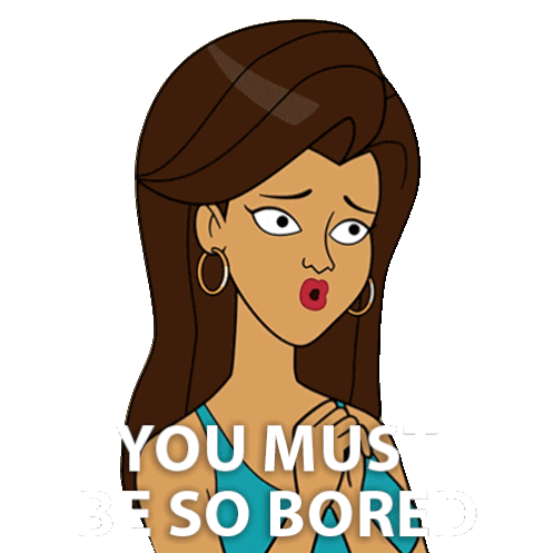 You Must Be So Bored Lucy Suwan Sticker - You Must Be So Bored Lucy Suwan Mulligan Stickers